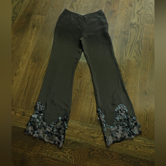Mayela Couture silk sequin pants - Picture 1 of 4